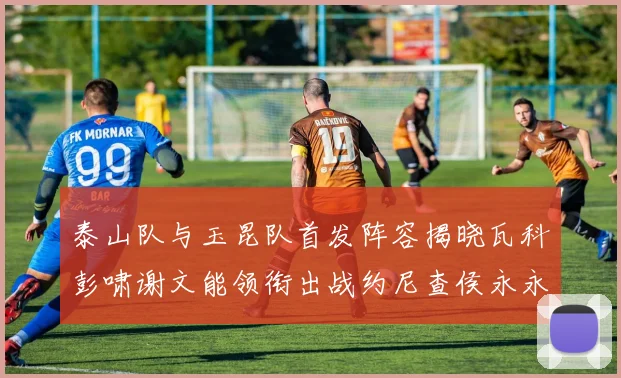 泰山队与玉昆队首发阵容揭晓瓦科彭啸谢文能领衔出战约尼查侯永永参赛